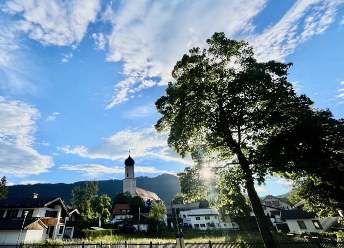 Bergufer - Obergeschoß in Oberammergau