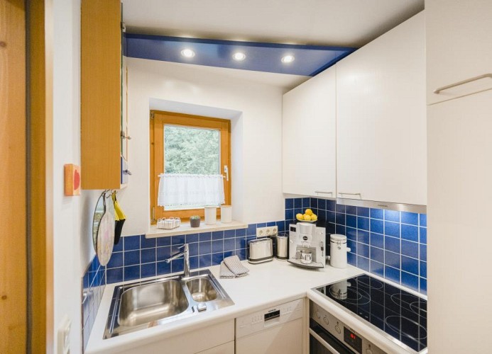 Küche Ferienhaus Alpenliebe Grainau