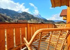 Balkon mit Ausblick auf die Alpspitze