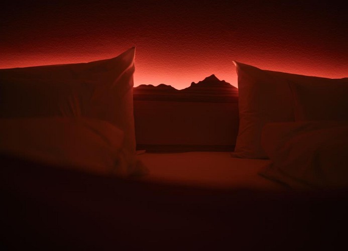 Sternenhimmel - Doppelzimmer mit Bad 'Kleiner Bär' in Oberammergau