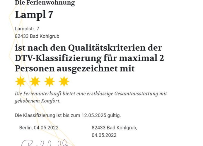 Ferienwohnung Lampl 7 in Bad Kohlgrub